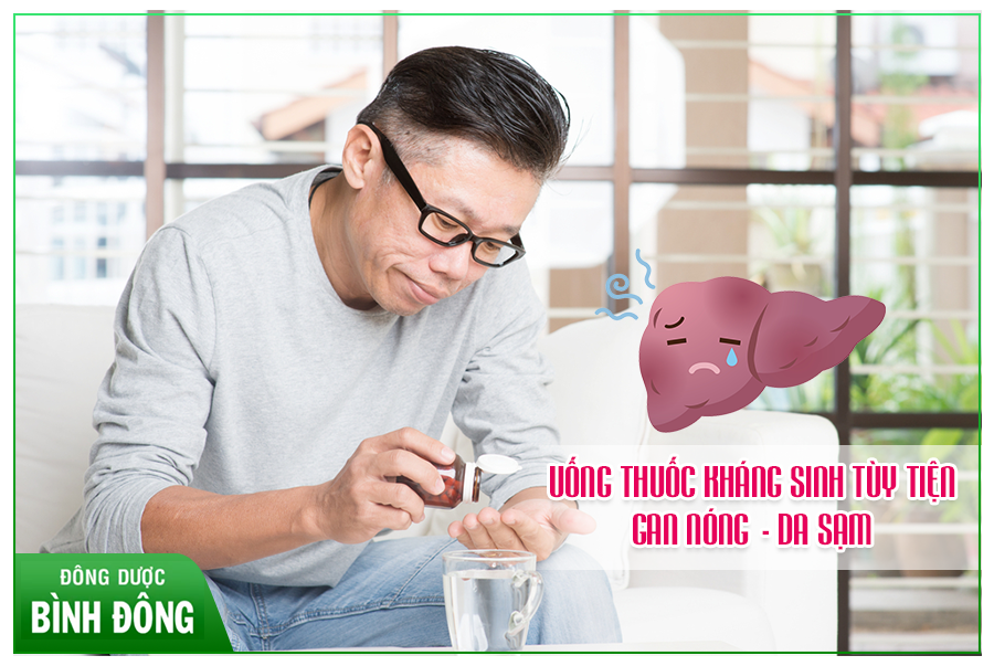 Không nên uống kháng sinh một cách tùy tiện